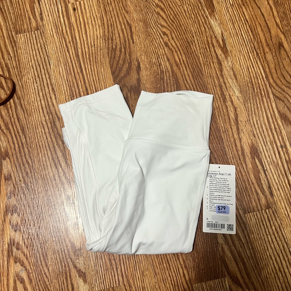 Women’s White High-Waist Leggings - Performance Stretch